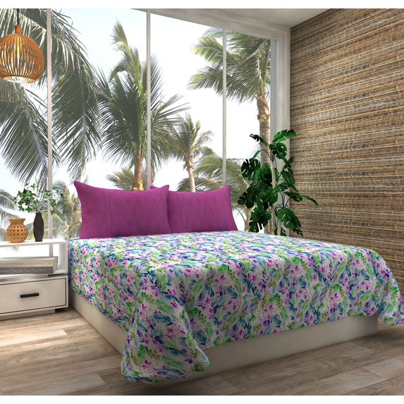 Multi Color Printed Bedsheet  Gift Box Multi Color Print, 4