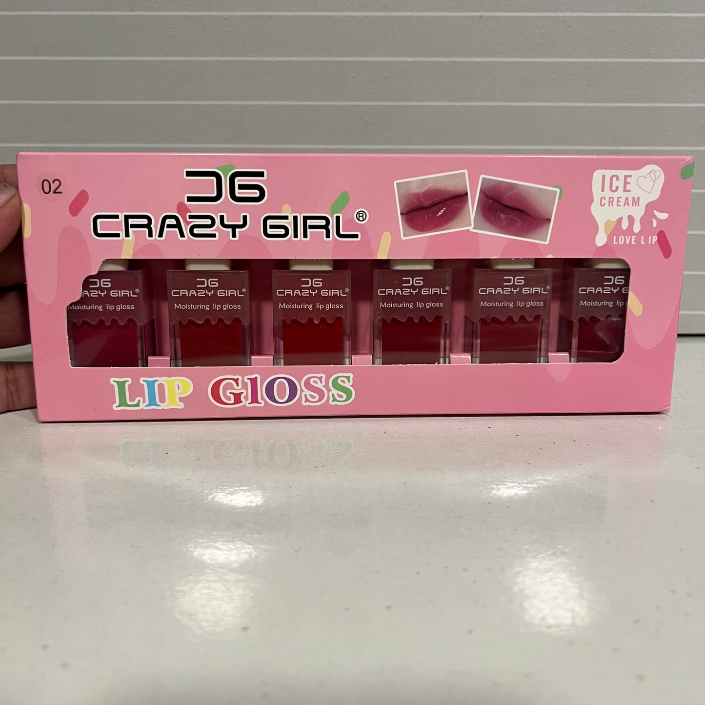 Crazy Girl 6 color Lip Gloss