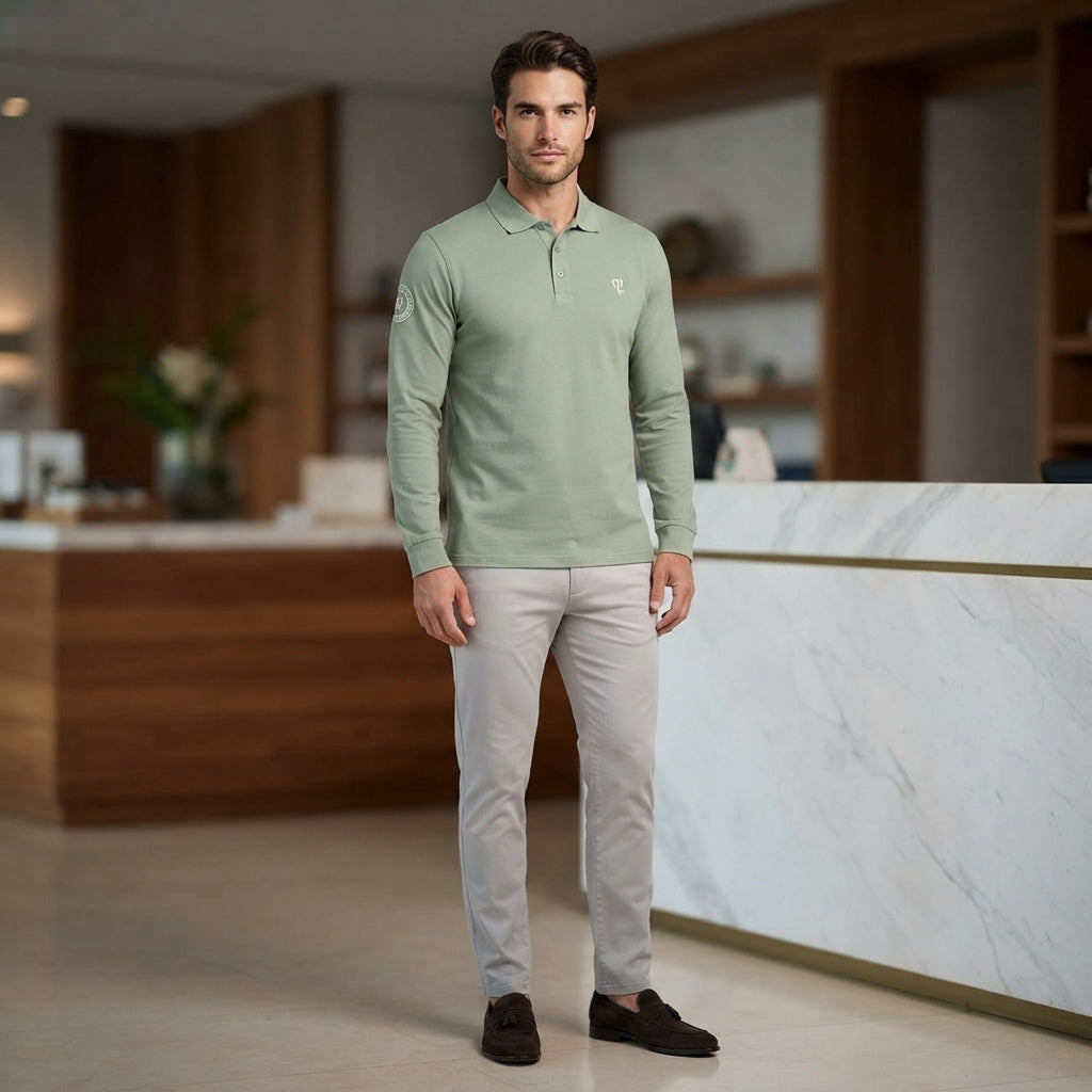 Go Club Med Brand Long Sleeves Mens T Shirt