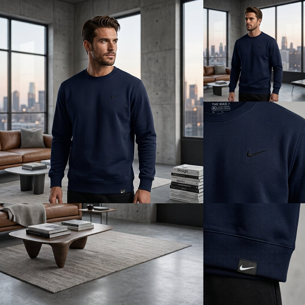 Nike Blue Warm Shirt , 43333343