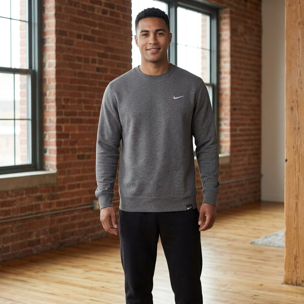 Nike Grey Warm Shirt Long Sleeve, 45554