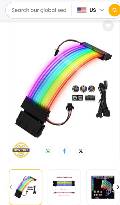 Rgb gmaing pc light