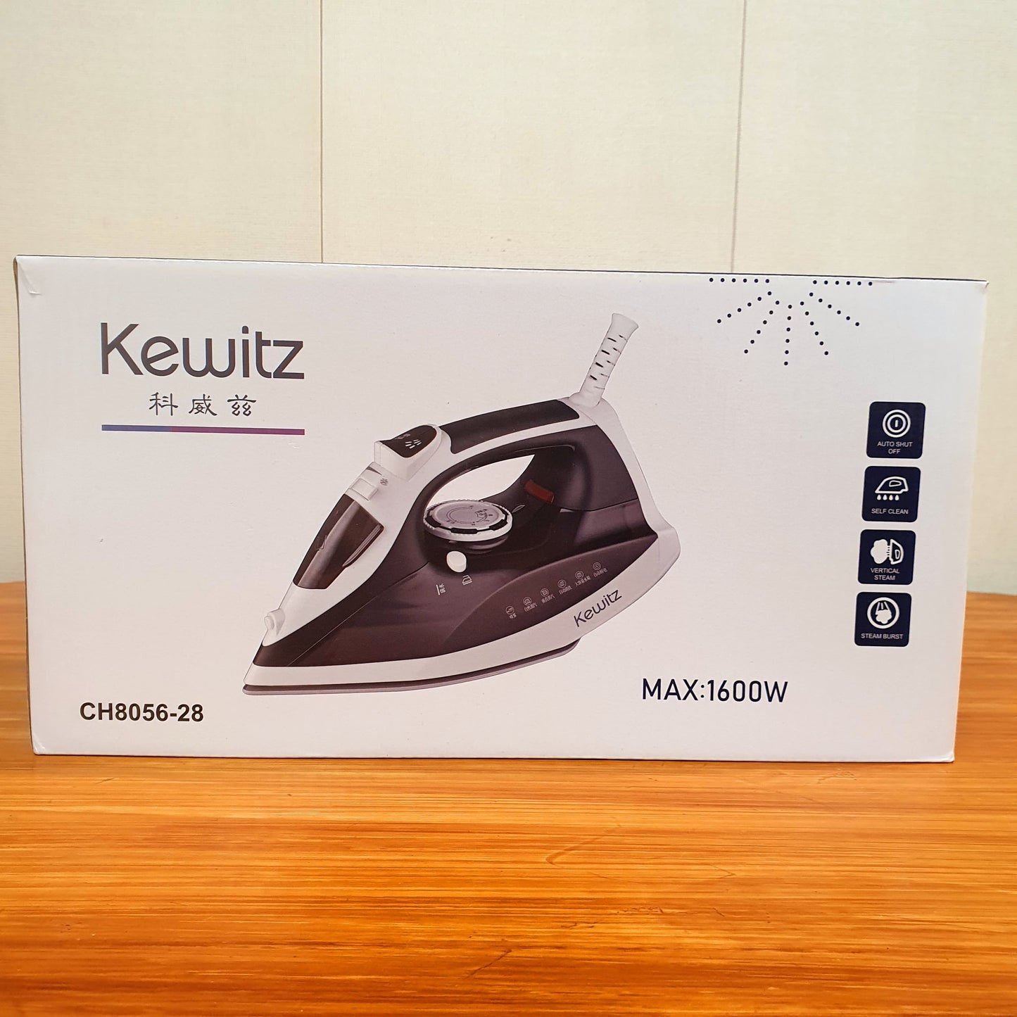 Kewitz Imported Steam Iron
