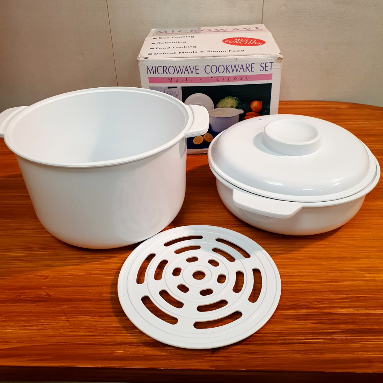 Microwave Cookware Set Plastic