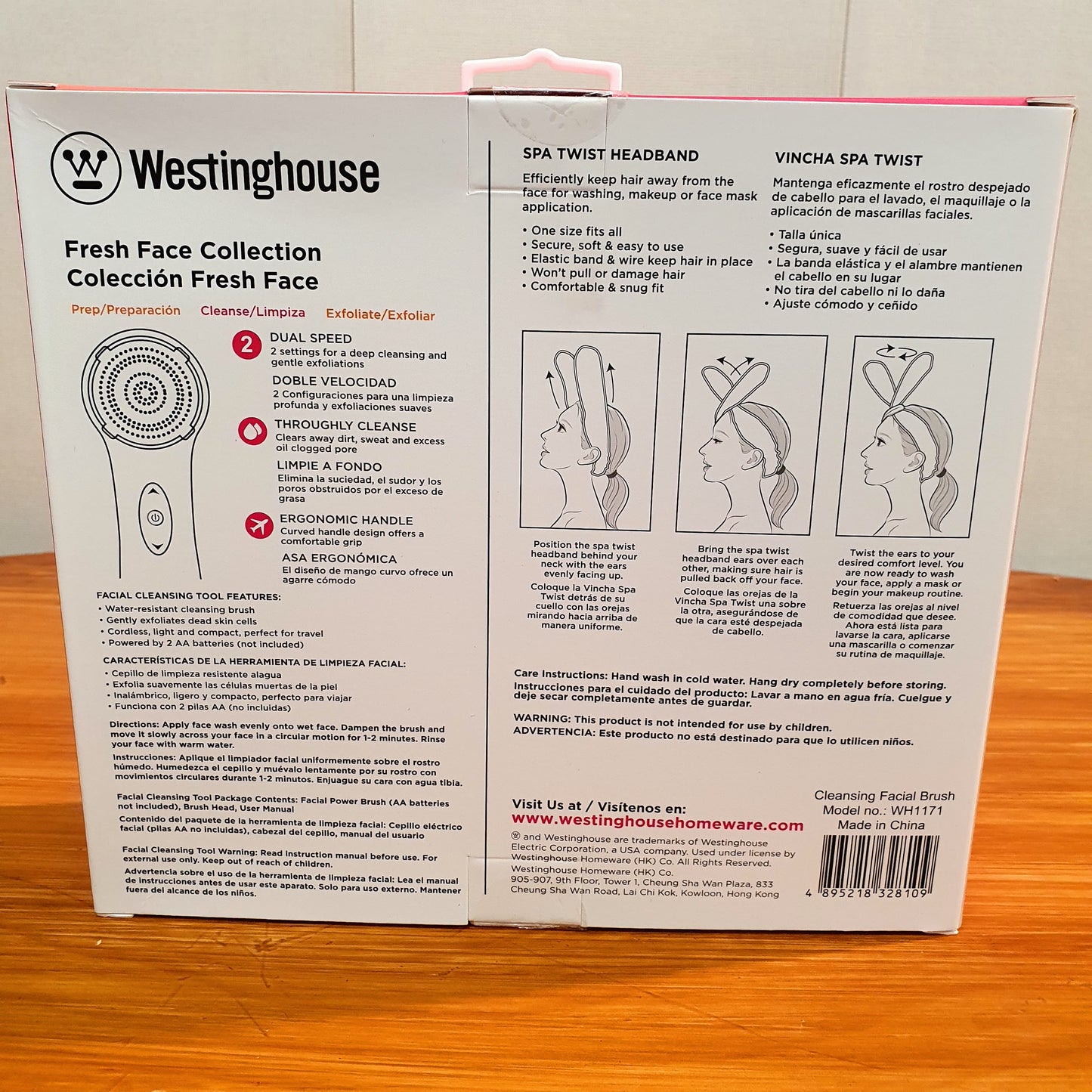 Westinghouse Facial Cleansing Brush Cell Operated 4868