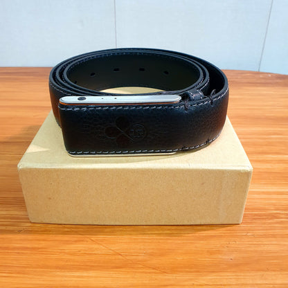 Leather Belt with Box and Pouch