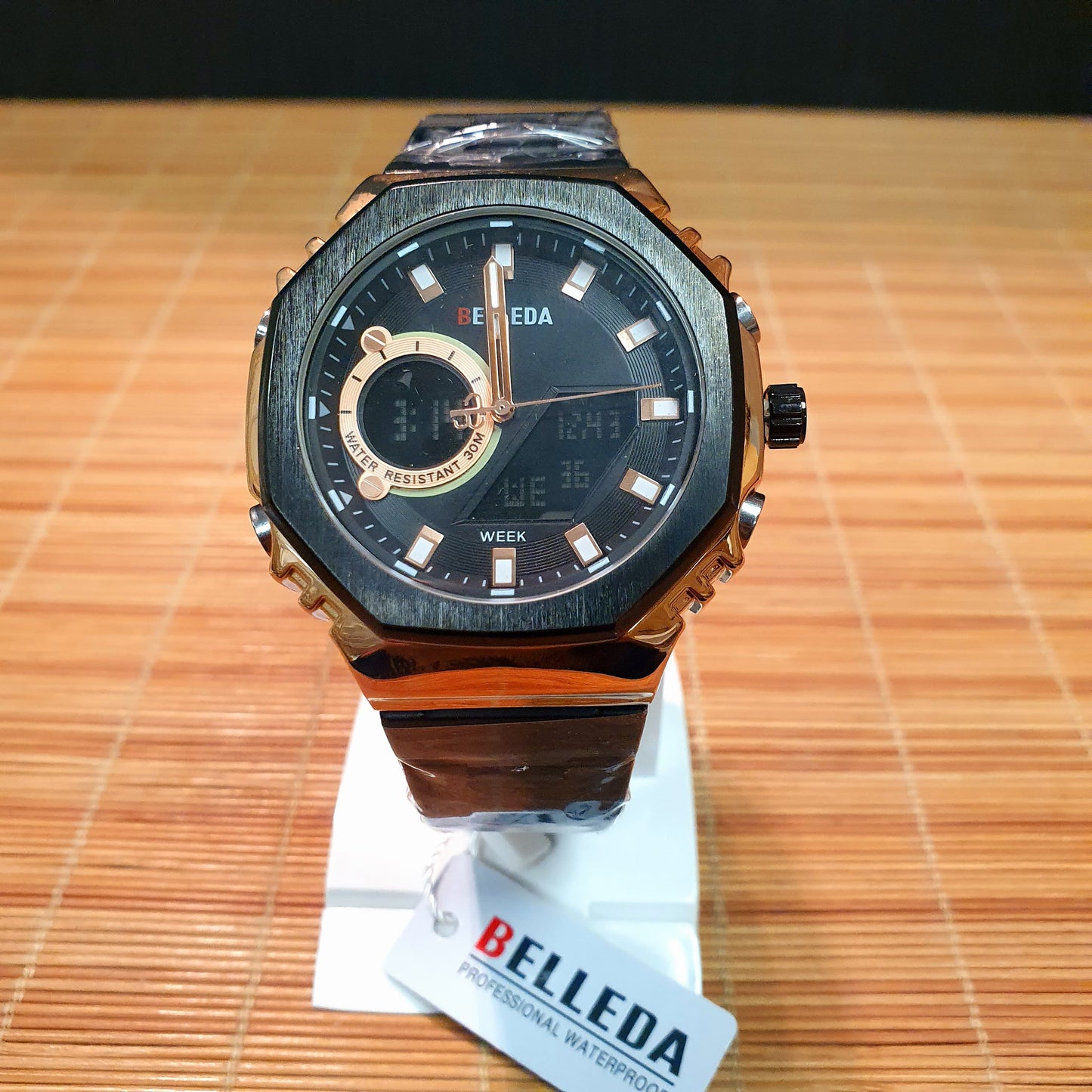 Belleda Mens Watch Water Proof