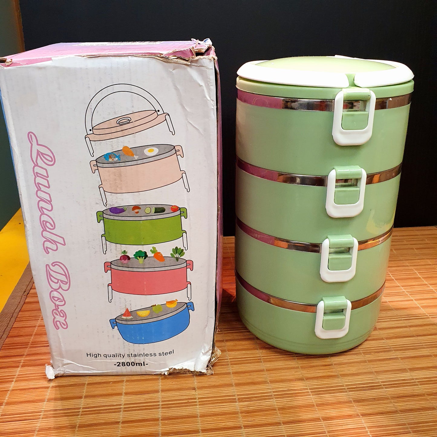 4 Layer Lunch Box