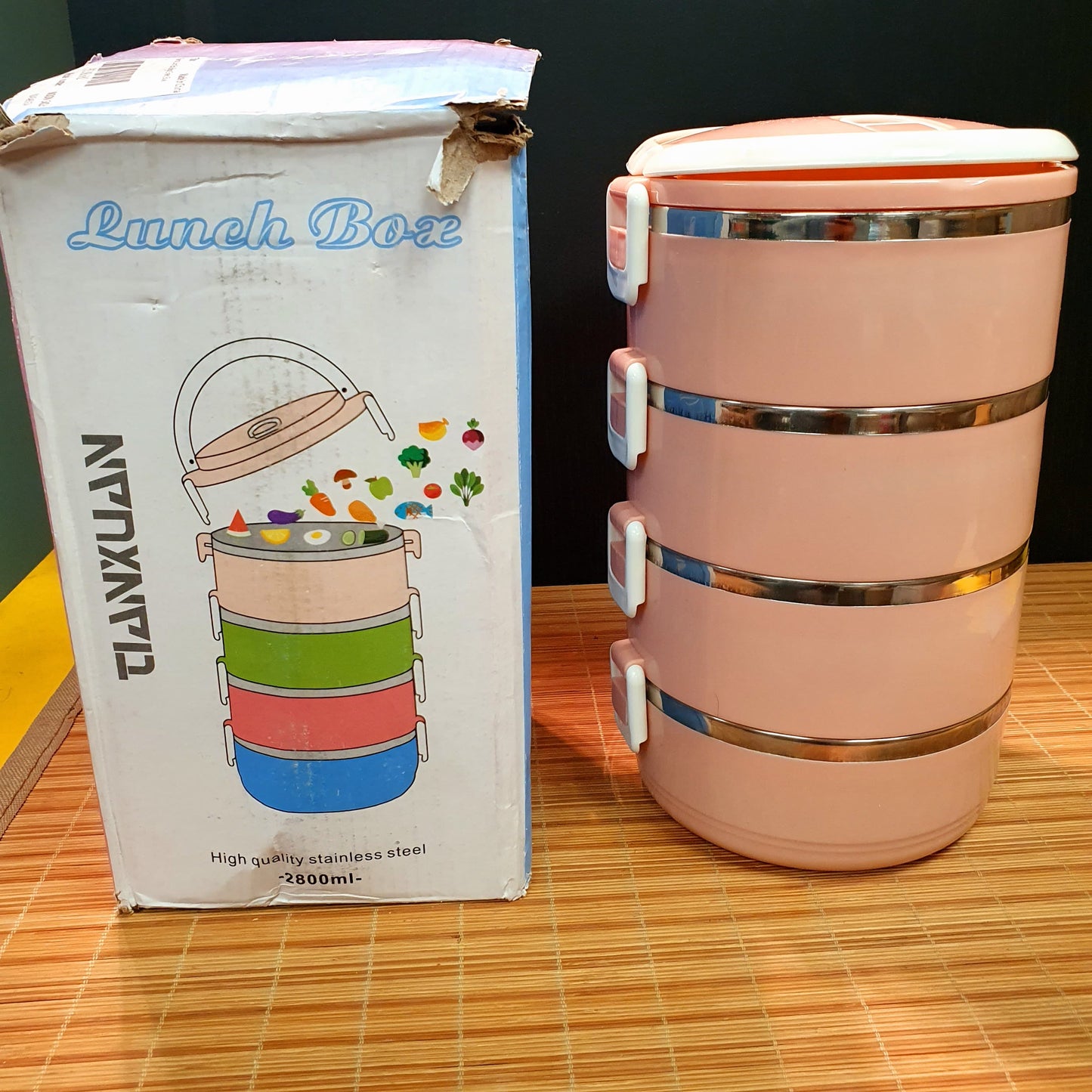 4 Layer Lunch Box