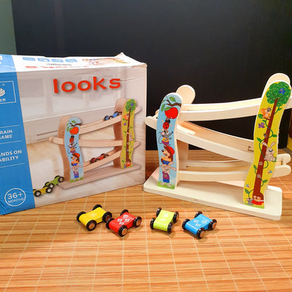 Wooden Car Game