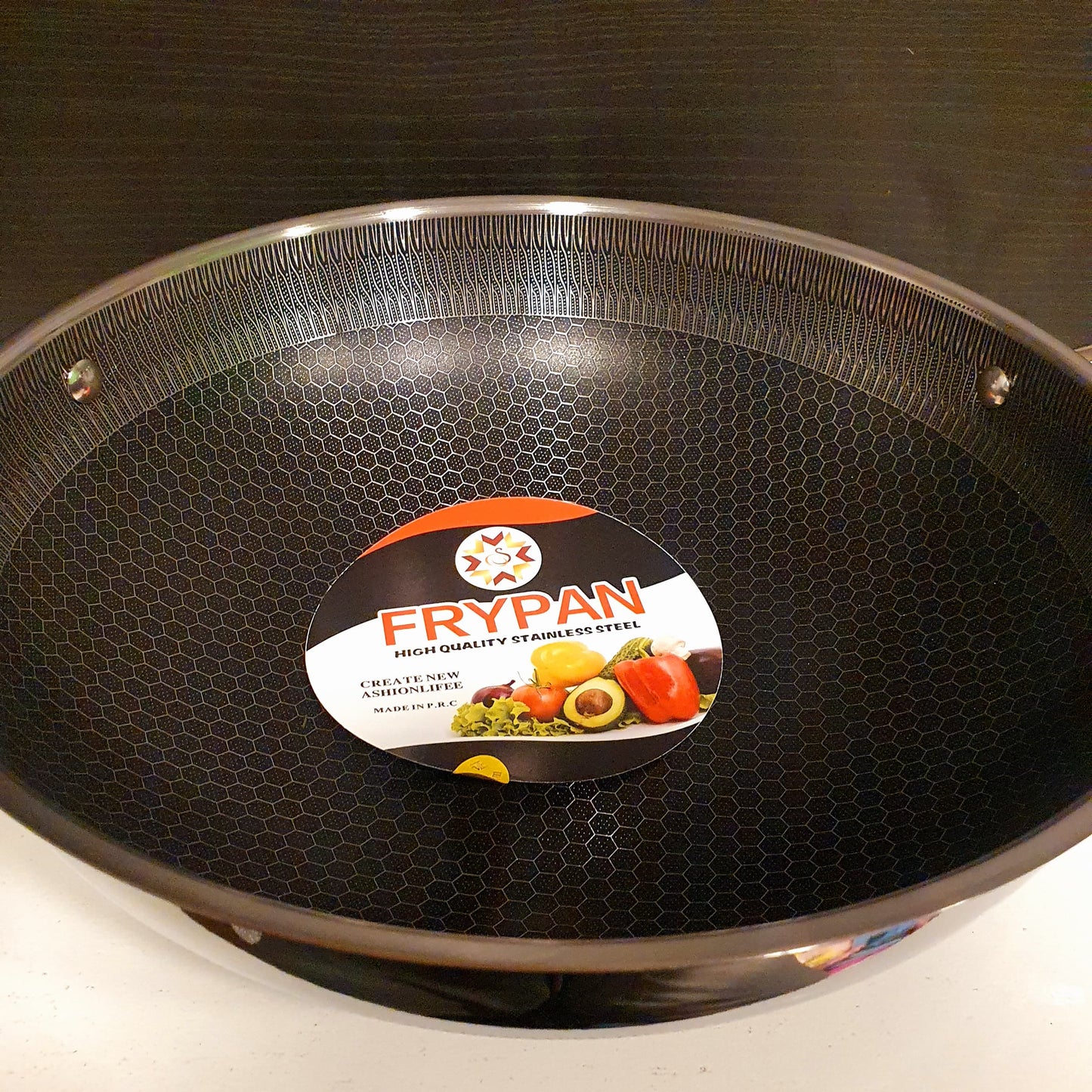 Honeycomb Pattern Non Stick Pan