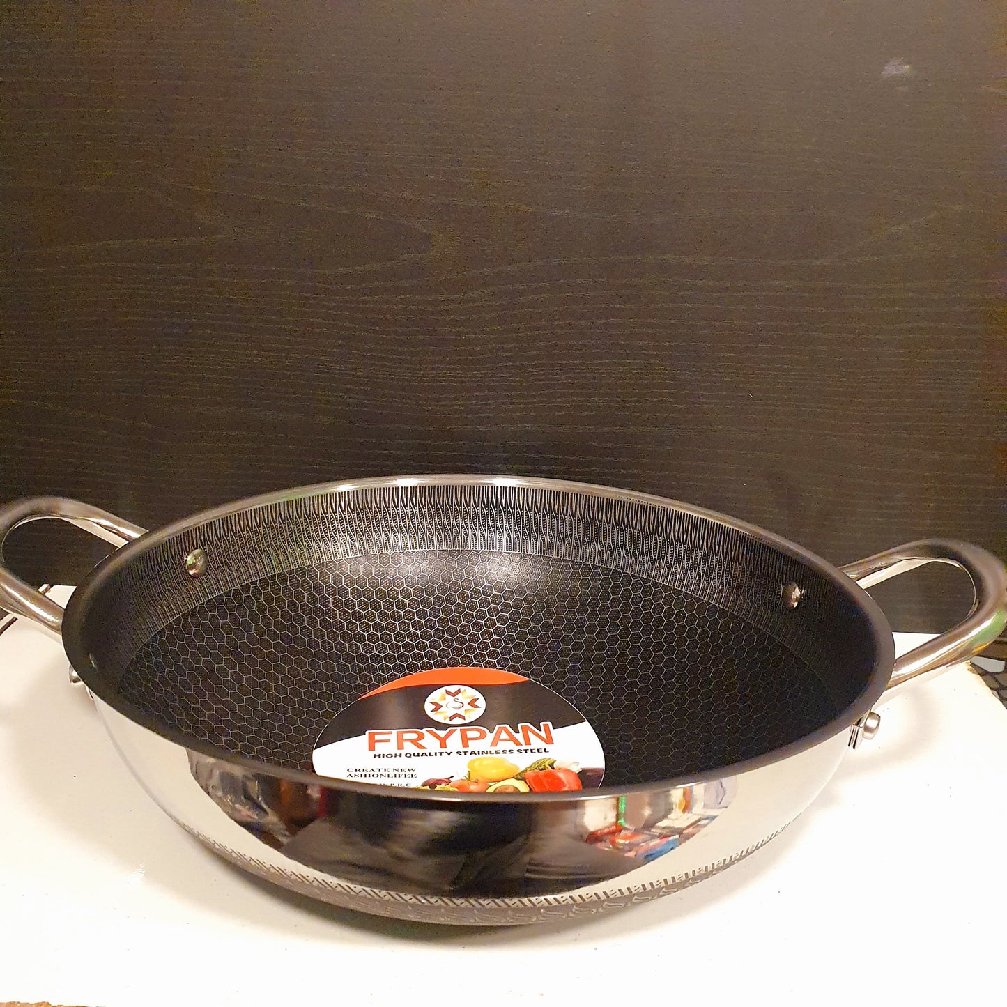 Honeycomb Pattern Non Stick Pan