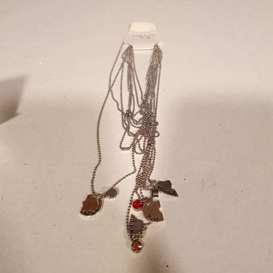 Silver Necklace Set