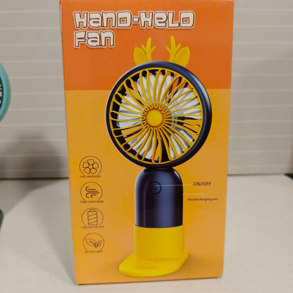 Hand Held Fan With Base, 21550