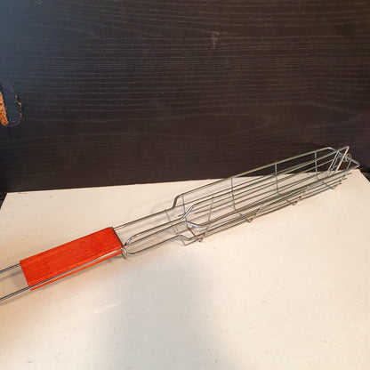 Single Kabab Basket BBQ Long Handle 21130