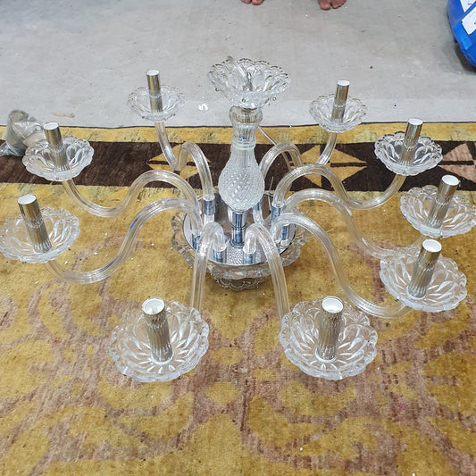 Crystal Chandelier 9 Arms Antique Vintage Style