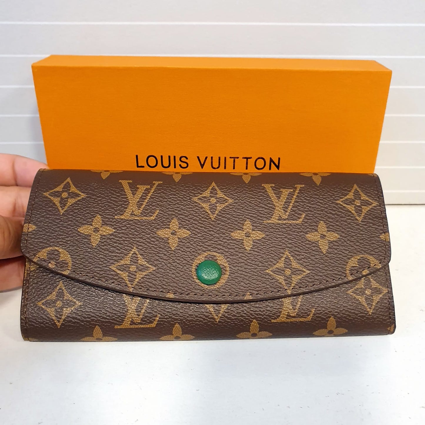 LV Brown Ladies Clutch Wallet