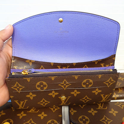 LV Brown Ladies Clutch Wallet