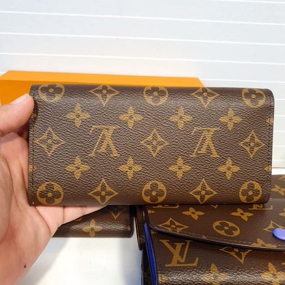 LV Brown Ladies Clutch Wallet