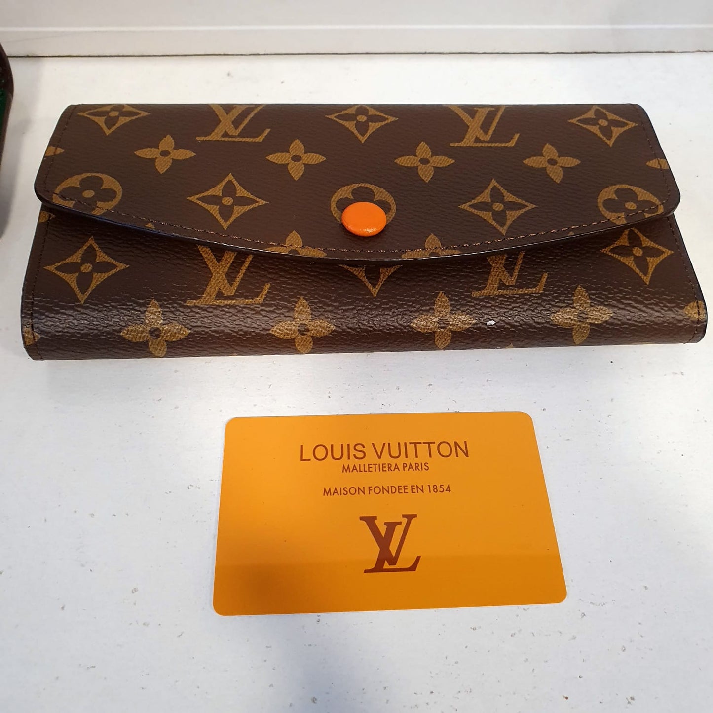 LV Brown Ladies Clutch Wallet