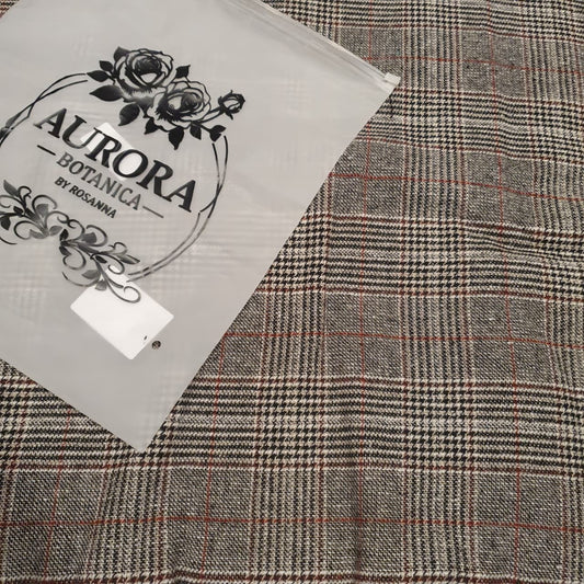 Grey Check Burbery Style Fabric for Coat or Waistcost England 23450