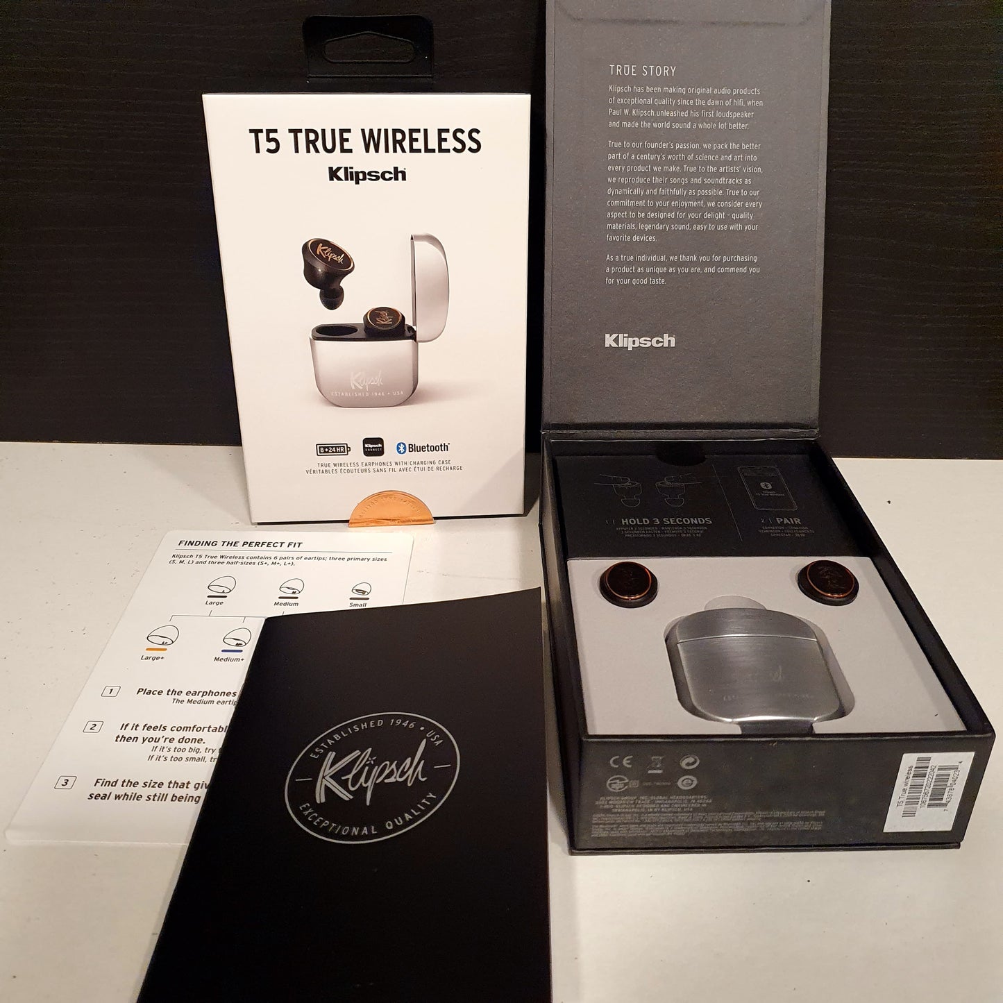 t5 True Wireless Klipsch Ear Bud  306536