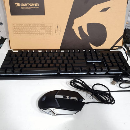 IbuyPower RGB Gaming Keyboard and Mouse, 42450