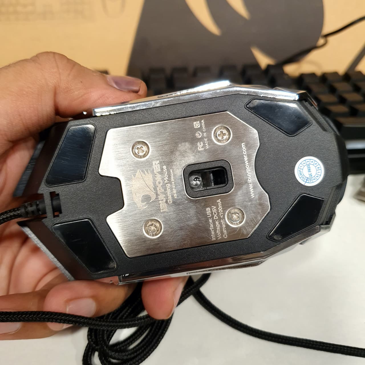 IbuyPower RGB Gaming Keyboard and Mouse, 42450