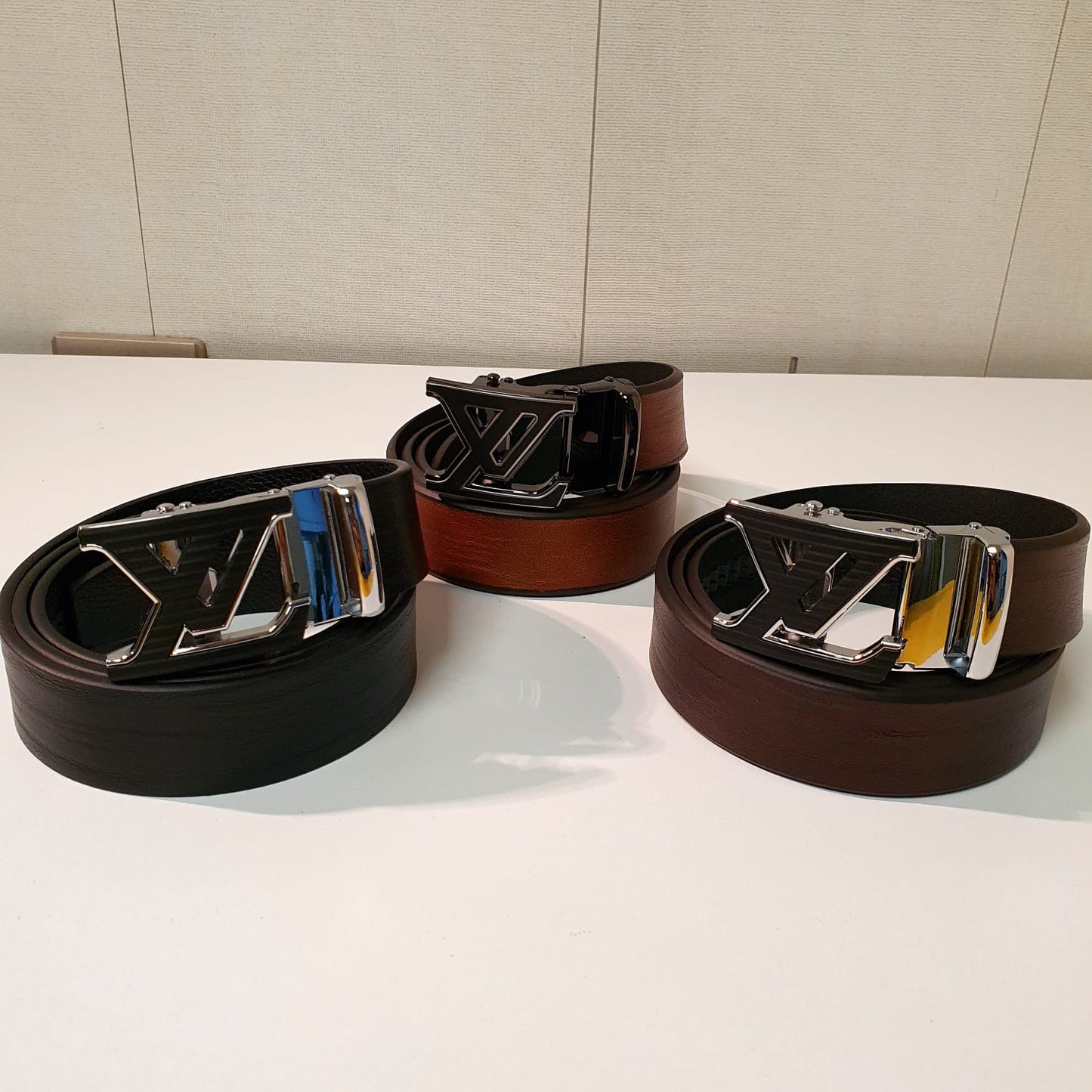 Lv Big Logo Belt 9242