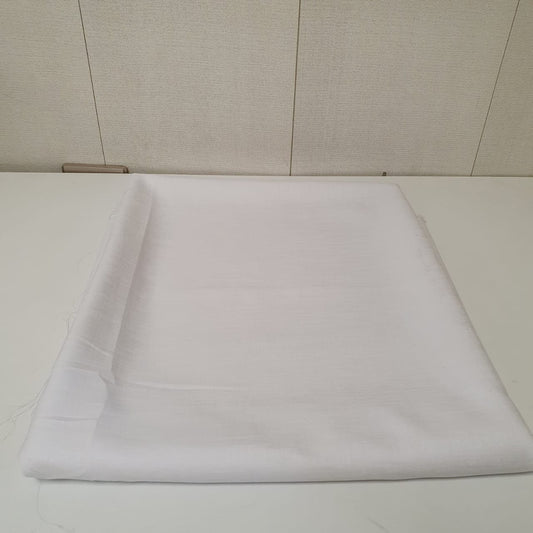 White Mens Clothing Fabric 4 Meters Cutting, 12450