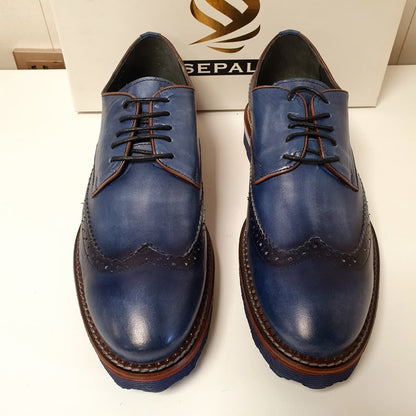 Medicated Orthopedic Leather Shoes Turkish Art#0030