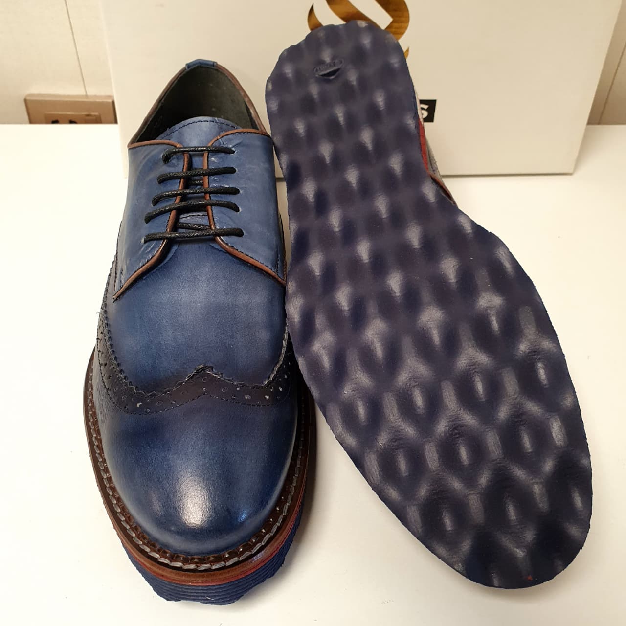 Medicated Orthopedic Leather Shoes Turkish Art#0030