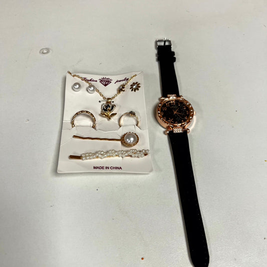 8 in 1 Watch And Jewellery Set