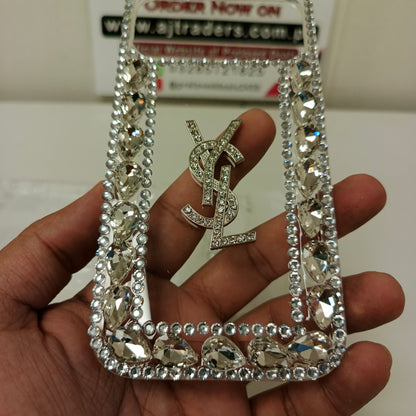 Designer YSL Diamondies Iphone 17 Pro Max Cover, 141900