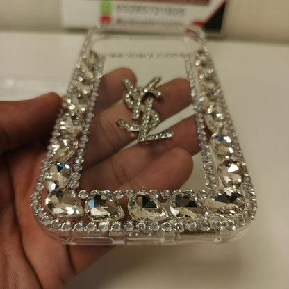 Designer YSL Diamondies Iphone 17 Pro Max Cover, 141900