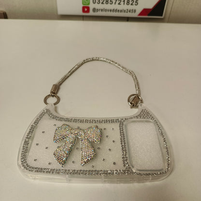 Iphone  17 Pro Max Pouch Style Diamonds Beads Cover, 51600