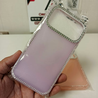 Silicone Diamond DecoratedCover Iphone 17 Pro Max Pouch, 21600