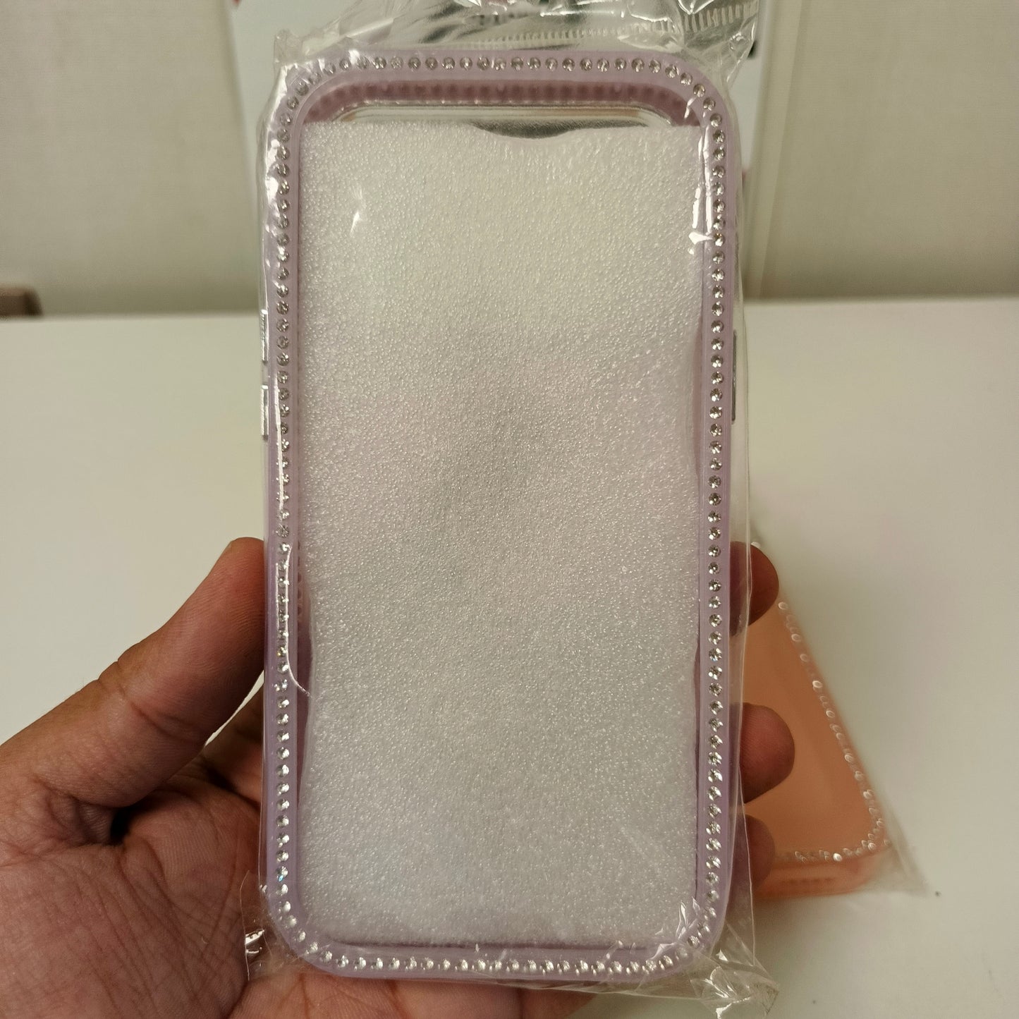 Silicone Diamond DecoratedCover Iphone 17 Pro Max Pouch, 21600