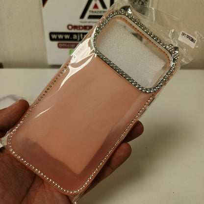 Silicone Diamond DecoratedCover Iphone 17 Pro Max Pouch, 21600