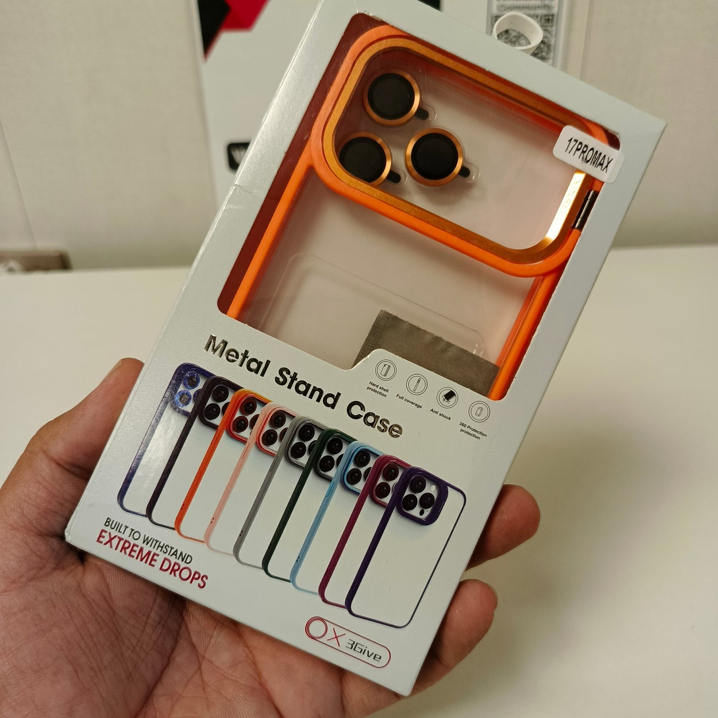Metal Stand Iphone 17 Pro Max Cover, 121600