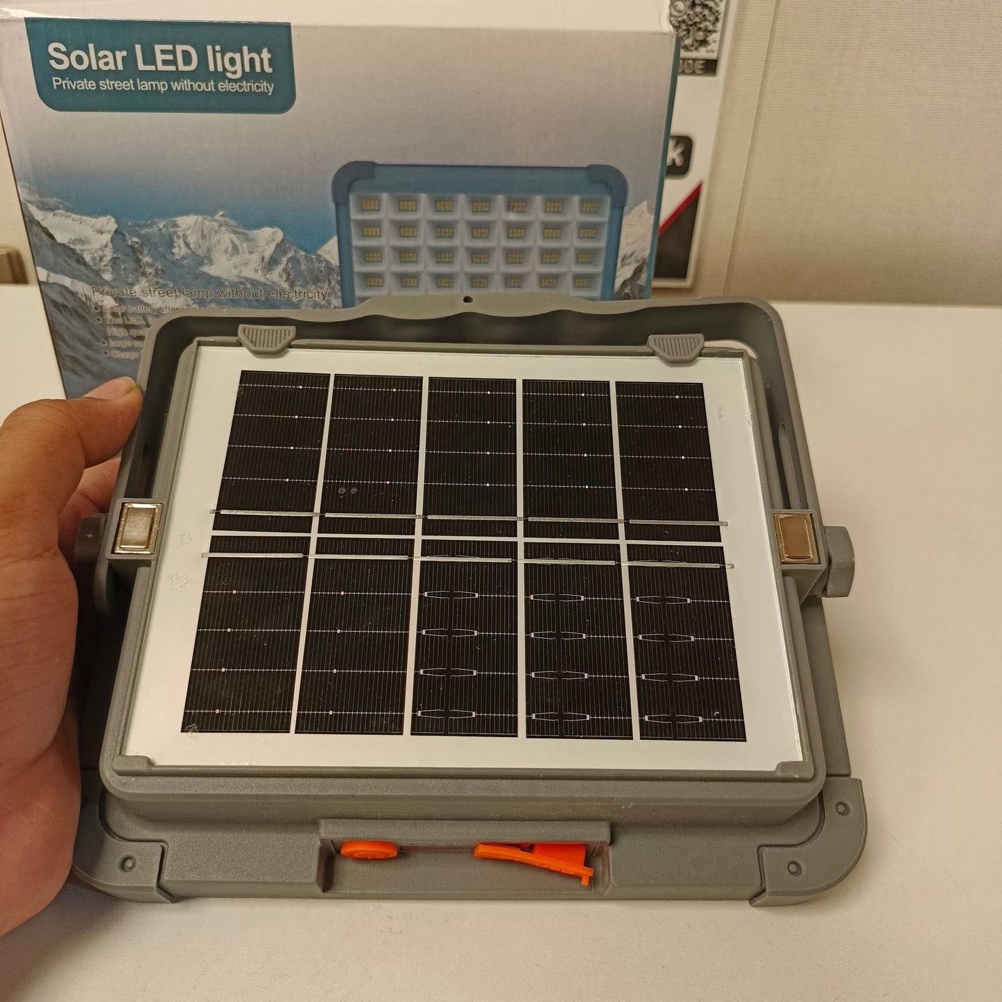 Solar Led Light Flood Grey, 62150