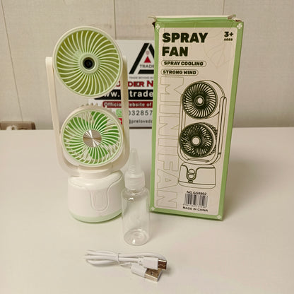 Twin Spray Fan Rechargeable, 301180