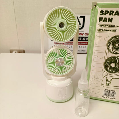 Twin Spray Fan Rechargeable, 301180