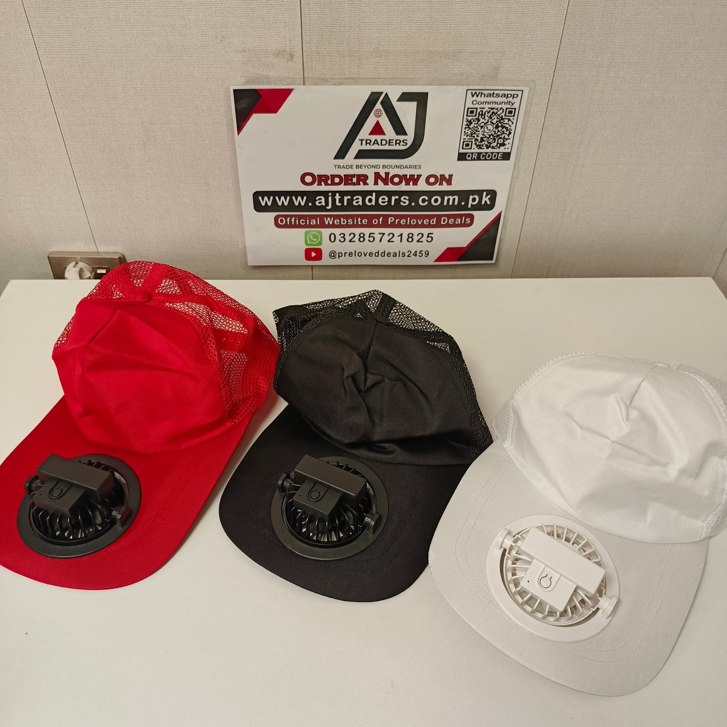 Fan Cap Multi Color, 121400