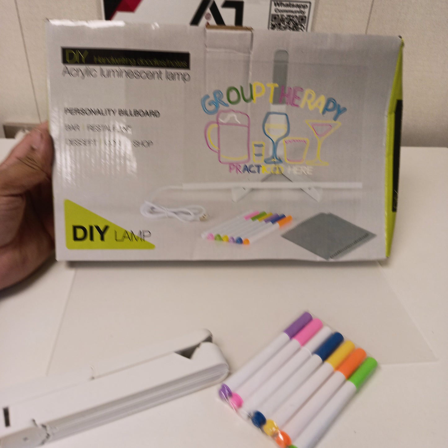 Big Size Acrylic Luminescent Lamp for Kids Drawing DIY Lamp, 61800