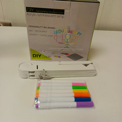 DIY Acrylic Luminescent Lamp Hand Writing, 5990
