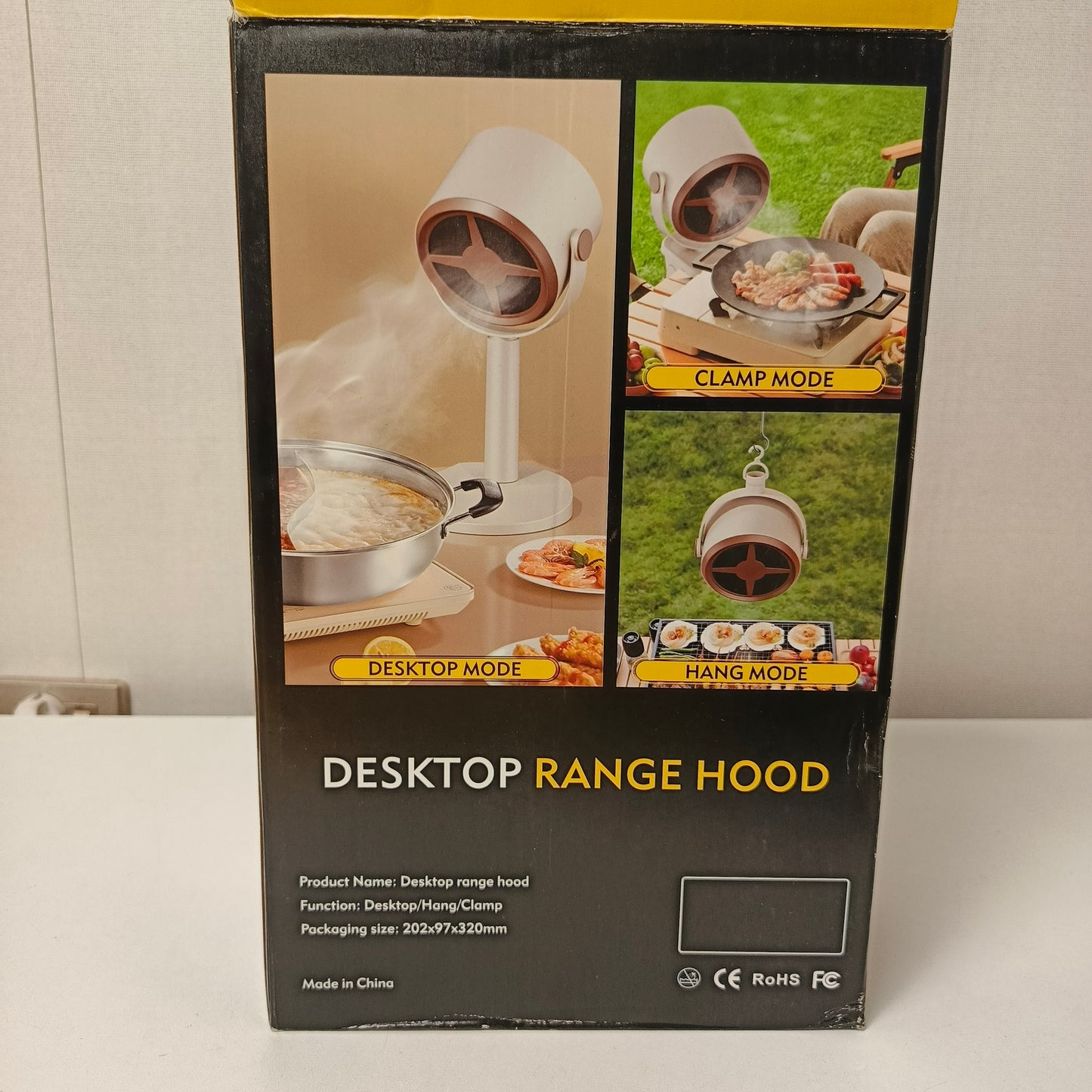 Desktop Range Hood Fan, 121600