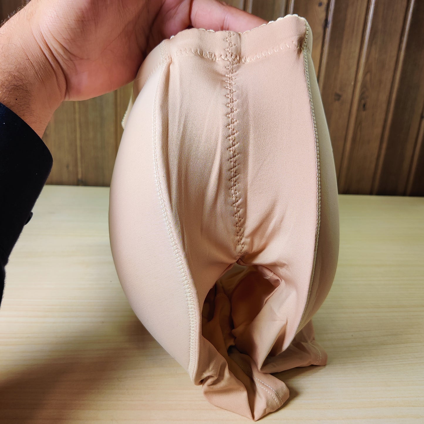 Women's Seamless Padded Wireless Bra - Nude (Size M)