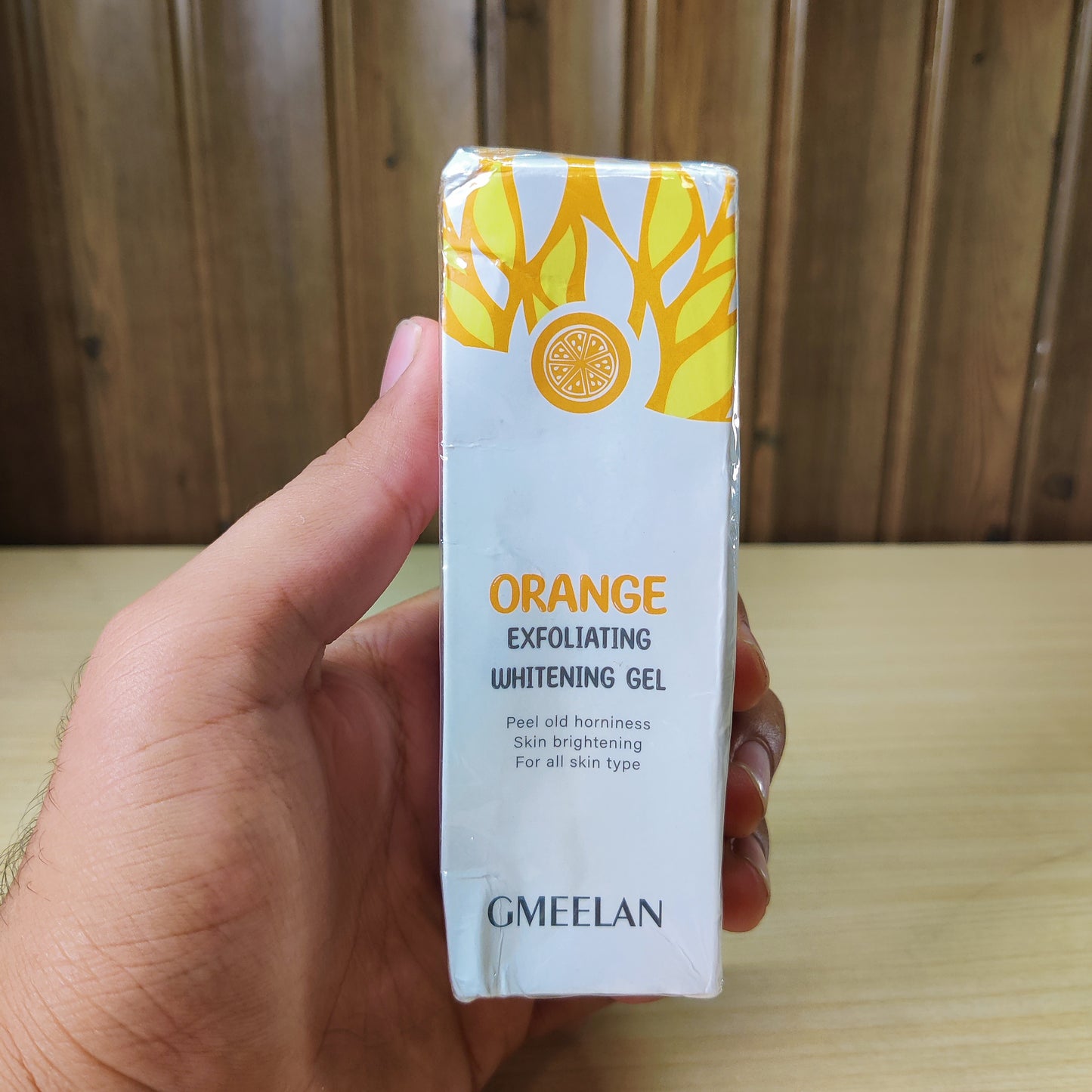 GMEELAN Orange Exfoliating Gel - Skin Brightening Facial Scrub