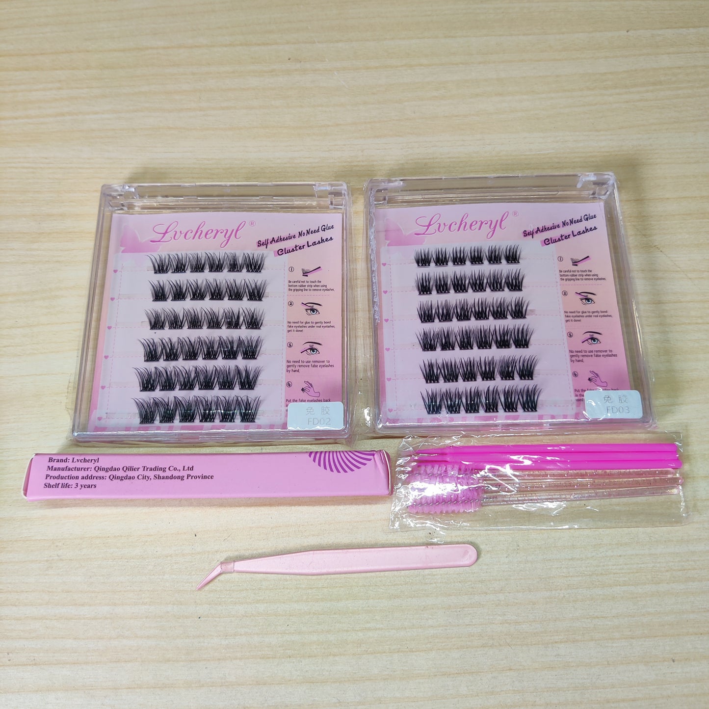Self-Adhesive DIY Lash Clusters Kit No Glue Press On Lashes